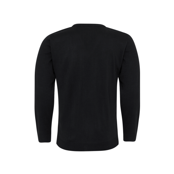 Black V Neck Sweater For Men